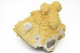 Fluorescent, Yellow Calcite Crystal Cluster - South Dakota #209719-1